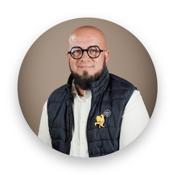 Portrait de Gwenael Bourdin.