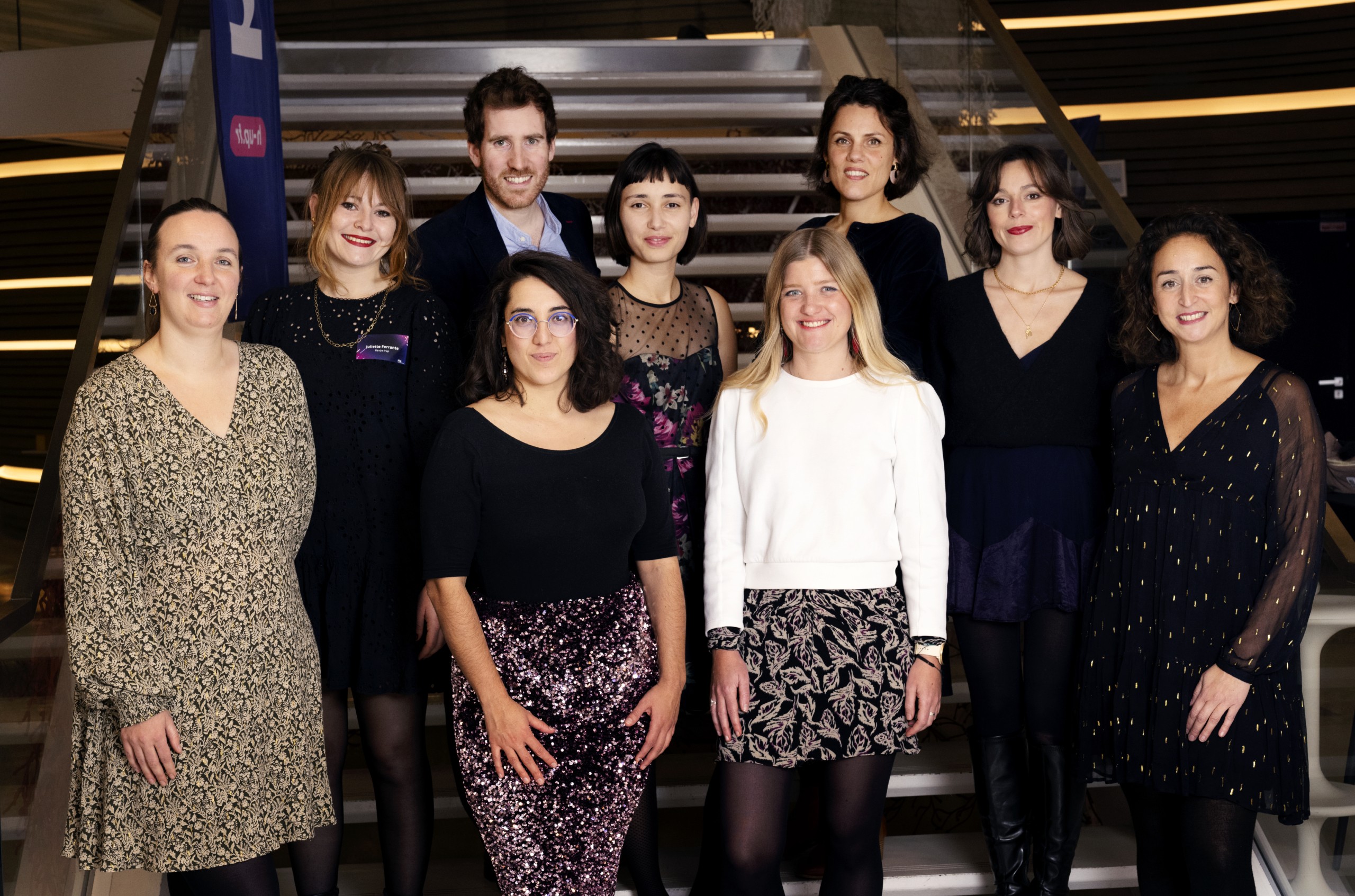 Photo de l'équipe h'up à la Cérémonie des Trophées h'up 2025.